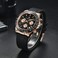 HaiQin PAGANI DESIGN Daytona Homage Men's Quartz Watches Japan Movement Ceramic Bezel Stainless Steel Band Screw-in Crown Waterproof Sport Chronograph Watch.