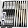 Nicpro 6 PCS Art Mechanical Pencils Set Metal, Artist Drafting Pencil 0. 30. 50. 70. 9 mm and 2mm Lead Holder(4B 2B HB 2HFor Art Writing, Sketching Drawing,With Lead Refills Erasers Storage Box.