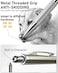 Nicpro 6 PCS Art Mechanical Pencils Set Metal, Artist Drafting Pencil 0. 30. 50. 70. 9 mm and 2mm Lead Holder(4B 2B HB 2HFor Art Writing, Sketching Drawing,With Lead Refills Erasers Storage Box.