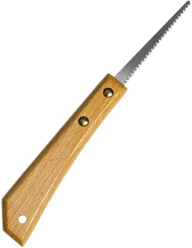 KaKUrI Bonsai Saw 3. 14" (80mmProfessional Japanese Carbon Steel Bonsai Pruning Tool, Small Bonsai Keyhole Saw, Made in Japan (41993.