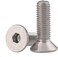 MewuDecor 1/4-20 x 1" Flat Head Socket Cap Screws, Allen Socket Drive, Stainless Steel 18-8 (304, Bright Finish, 100 PCS.