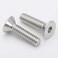 MewuDecor 1/4-20 x 1" Flat Head Socket Cap Screws, Allen Socket Drive, Stainless Steel 18-8 (304, Bright Finish, 100 PCS.