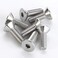 MewuDecor 1/4-20 x 1" Flat Head Socket Cap Screws, Allen Socket Drive, Stainless Steel 18-8 (304, Bright Finish, 100 PCS.