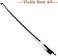 LIEKE Carbon Fiber Violin Bow 4/4 full size lightweight Fiddle Bow (4/4 size, Coffee.