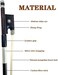 LIEKE Carbon Fiber Violin Bow 4/4 full size lightweight Fiddle Bow (4/4 size, Coffee.