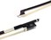 LIEKE Carbon Fiber Violin Bow 4/4 full size lightweight Fiddle Bow (4/4 size, Coffee.