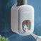 MOPMS Toothpaste Dispenser Wall Mounted for Bathroom Automatic Toothpaste Squeezer for Kids and Adult (Grey-1Pcs.
