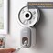 MOPMS Toothpaste Dispenser Wall Mounted for Bathroom Automatic Toothpaste Squeezer for Kids and Adult (Grey-1Pcs.