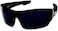 Locs Men's Rectangular Hardcore Wrap 63mm Sungl(Matte Black Rubberized Finished.