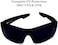 Locs Men's Rectangular Hardcore Wrap 63mm Sungl(Matte Black Rubberized Finished.