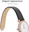 WOCCI Elegant Watch Bands, Genuine Leather Replacement Straps for Men and Women, Band Width 8mm 10mm 12mm 13mm 14mm 16mm 18mm 20mm 22mm.
