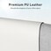 Aothia Leather Desk Pad Protector,Mouse Pad,Office Desk Mat, Non-Slip PU Leather Desk Blotter,Laptop Desk Pad,Waterproof Desk Writing Pad for Office and Home (36" x 17", Off-White.