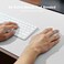 Aothia Leather Desk Pad Protector,Mouse Pad,Office Desk Mat, Non-Slip PU Leather Desk Blotter,Laptop Desk Pad,Waterproof Desk Writing Pad for Office and Home (36" x 17", Off-White.