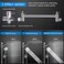 PinWin Shower Head Combo,10 Inch High Pressure Rain Shower Head with 11 Inch Adjustable Extension Arm and 5 Settings Handheld Shower Head Combo,Powerful Shower Spray Against Low Pressure Water with Lo