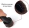 Lamoutor 2Pcs Soft Bristle Vacuum Brush Round Brush Vacuum Attachment Universal Vacuum Dust Brush for Most Vacuum Cleaners Accessories.