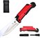 ALBATROSS 6-in-1 Camping Hiking Multi-Function Folding Pocket Knife with LED Light,Rope cutter,Glass Breaker,Fire Starter,Bottle Opener(Red.