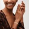 MEVECCO Gold Initial Nail Cuff Bracelets 18K Gold Plated Handmade Cute Cuff Bangle Dainty Letters Bracelets for Women Jewelry Gift.