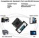 DTECH DB9 to RJ45 Serial Adapter RS232 Male to RJ-45 Female Ethernet Converter Compatible with Standard 9 Pin RS-232 Devices.