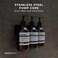 MaisoNovo Shampoo Dispenser for Shower Wall 3 Chamber - Drill Free Shower Soap Dispenser Wall Mount with Waterproof Labels - 3 Bottles 3 Wall Mounts.