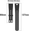 Huwokxix Watch Strap compatible with Garmin vivosmart HR,Adjustable Silicone Sports Strap Replacement Band.