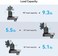 حامل شاشة كاميرا قابل للتعديل من SmallRig لنمط ARRI (ترقية، حامل شاشة يدور 360 درجة ويميل 180 درجة، يدعم شاشة ميدانية 5 بوصة و7 بوصة ضد الالتواء).
