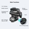 حامل شاشة كاميرا قابل للتعديل من SmallRig لنمط ARRI (ترقية، حامل شاشة يدور 360 درجة ويميل 180 درجة، يدعم شاشة ميدانية 5 بوصة و7 بوصة ضد الالتواء).