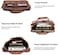 seyfocnia Herren Business Reise Aktentasche Leder Handgemachte Messenger Bag Laptop Tasche.