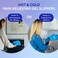 LEONNS Gel Ice Pack Slippers - Provides Hot and Cold Therapy for Foot Pain, Neuropathy Pain Relief for Feet, Gout Relief, Swollen Feet, Plantar Fasciitis and Heel Spurs- One Size Fits Most (Blue.