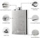 Octaville flasks for liquor for men Stainless quality hip flask 8oz Pocket Engraved Wine Drink Pot Alcohol flagon metal 220ml whiskey flask (Pattern.