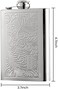 Octaville flasks for liquor for men Stainless quality hip flask 8oz Pocket Engraved Wine Drink Pot Alcohol flagon metal 220ml whiskey flask (Pattern.