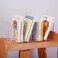 YAGELI Clear Acrylic Desk File Sorter Purse/Handbag Organizer Clutch Divider Mesh Folder Office Supplies Stand Bookshelf (3 Sections(2Pack-4Sections.