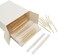 BLUE TOP Wood Bamboo Individually Cello Wrapped Toothpicks 2. 5Inch Pack 1000 High-class Appetizer Picks Sturdy Food Pick for Appetizers Cocktails Fruit Olive picks.