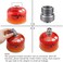 Camping Moon Portable Propane Stove Adapter - Small Gas Tank Input EN417 Valve Output Cylinder Adapter for Outdoor Use.
