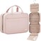 NISHEL Toiletry Bag, Portable Makeup Organizer, Cosmetic Holder for Brushes Set, Full-Sized Shampoo, Conditioner, Accessories.