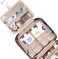 NISHEL Toiletry Bag, Portable Makeup Organizer, Cosmetic Holder for Brushes Set, Full-Sized Shampoo, Conditioner, Accessories.