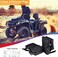 CKEGUO ATV Fender Bags, 2-Pack Motorcycle ATV Tank Saddlebags, Universal Rear Storage Tool Bags for ATV UTV Dirt Bike.