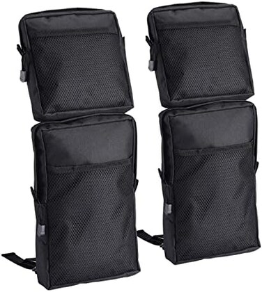 CKEGUO ATV Fender Bags, 2-Pack Motorcycle ATV Tank Saddlebags, Universal Rear Storage Tool Bags for ATV UTV Dirt Bike.