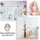 Zonon Vinyl Multicolour Polka Dots Circle Wall Stickers (240 Pieces,2in,20 Pastel Rainbow Colors.