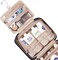 NISHEL Toiletry Bag, Portable Makeup Organizer, Cosmetic Holder for Brushes Set, Full-Sized Shampoo, Conditioner, Accessories.