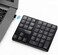 Attoe Numeric Keypad, 35-Keys Portable USB Wireless Numeric Keypad Rechargeable Ultra-Silent External Numeric Pad for MacBook/MacBook Pro/Air and Windows Laptop (Black.