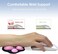 ProElife Cute Mouse Wrist Support Pad Cat Paw Pattern, Comfortable Soft Wrist Rest Hand Pillow Relief Hand&rsquo;s Pain with Non-Slip Rubber Base 4. 3 x 3. 7 Inches for Home, Office Computer Laptop (Black.