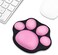 ProElife Cute Mouse Wrist Support Pad Cat Paw Pattern, Comfortable Soft Wrist Rest Hand Pillow Relief Hand&rsquo;s Pain with Non-Slip Rubber Base 4. 3 x 3. 7 Inches for Home, Office Computer Laptop (Black.