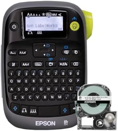 LABELWORKS Epson LW-PX300 Industrial Label Maker for Office &ndash; Compatible with Stickers, Magnets, and Shrink Tube, Portable Handheld Design.