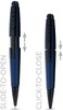 Cross Edge Matte Blue Lacquer Gel Rollerball Pen.