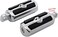 FATECIM Motorcycle Skull Foot Pegs Pedals Motorbike Foot Rests Highway Pegs for Harley Davidson (All YearsHonda Suzuki Yamaha Triumph (Chrome.