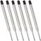 ChaoQ Black Ink Refills (6pcs, Replaceable Ballpoint Pen Refills, 1mm Medium Tip - Black.
