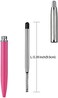 ChaoQ Black Ink Refills (6pcs, Replaceable Ballpoint Pen Refills, 1mm Medium Tip - Black.