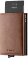 VULKIT Men's Credit Card Holder Credit Card Holder Leather RFID Wallet Pop Up Wallet with 3 Slots for CardsBanknotes&hellip;.