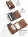 VULKIT Men's Credit Card Holder Credit Card Holder Leather RFID Wallet Pop Up Wallet with 3 Slots for CardsBanknotes&hellip;.