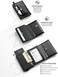VULKIT Men's Credit Card Holder Credit Card Holder Leather RFID Wallet Pop Up Wallet with 3 Slots for CardsBanknotes&hellip;.